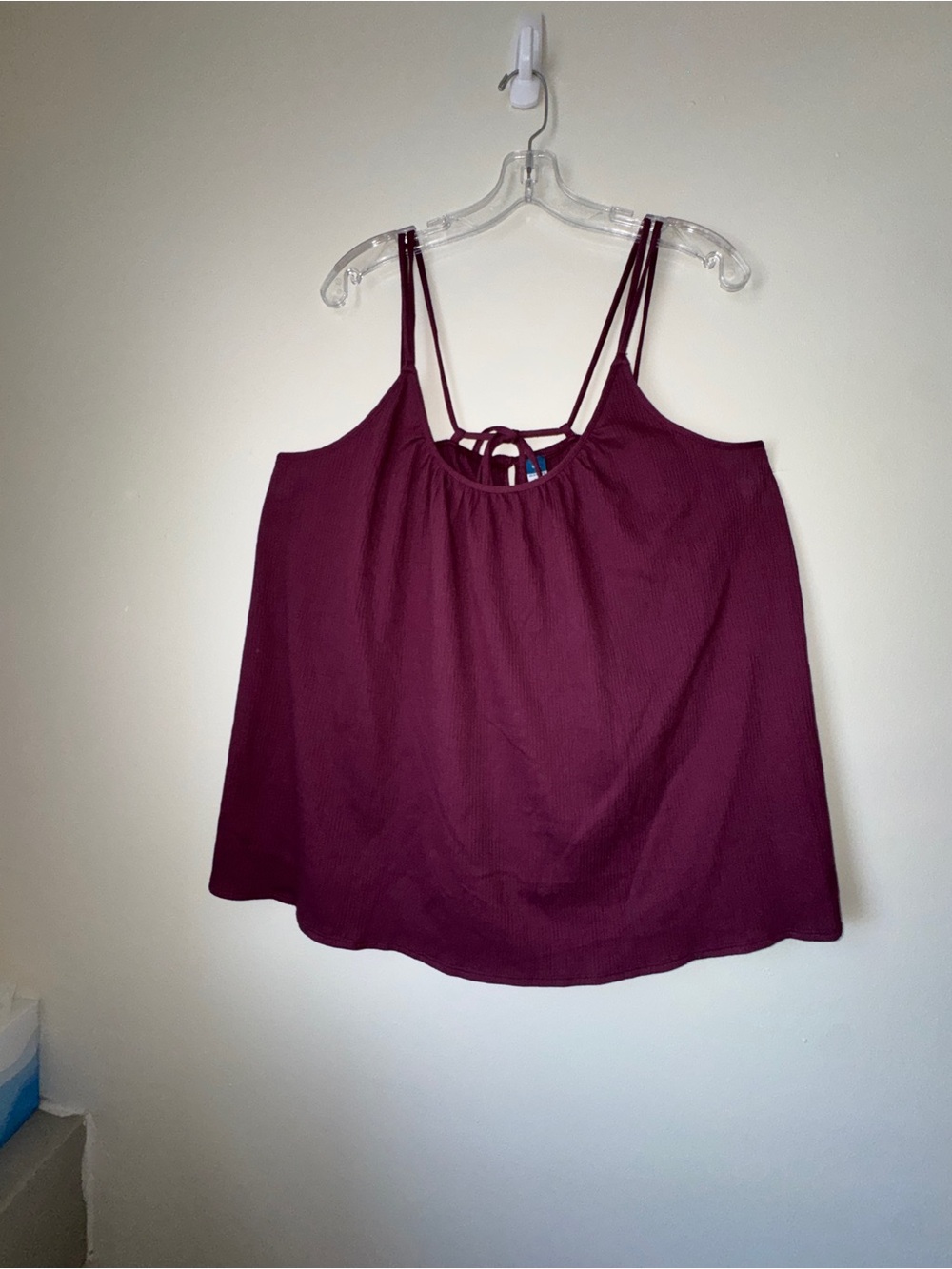 Old Navy Burgundy Cold Shoulder Top XL Tall NWT